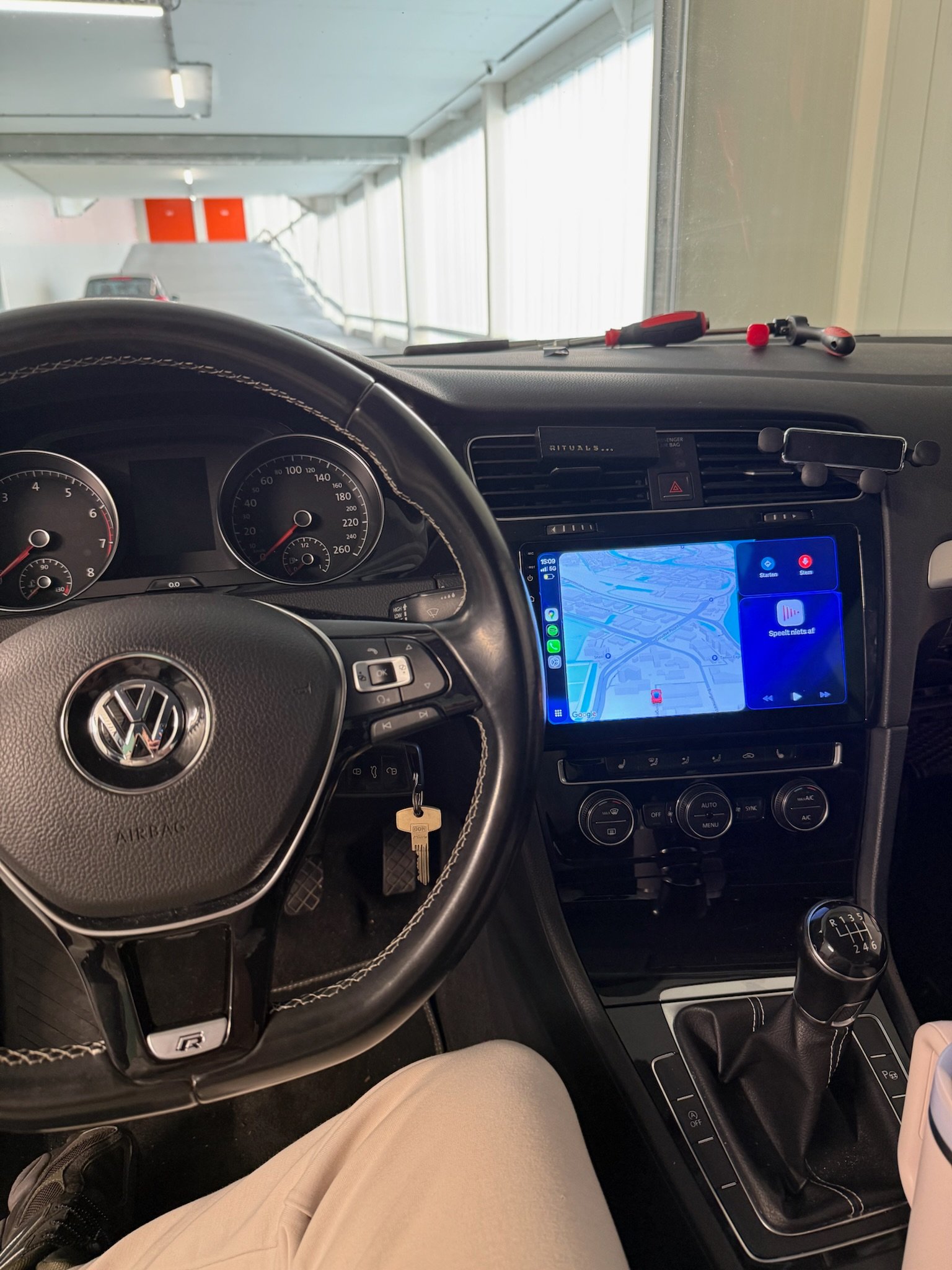 Voorbeeld scherminbouw